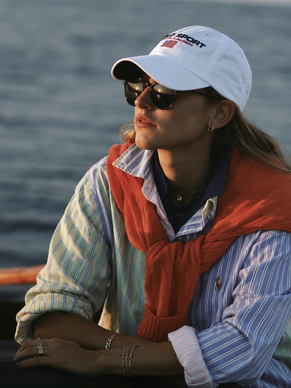 Polo by Ralph Lauren Pastel Bayport Multi-Stripe Zip Jacket